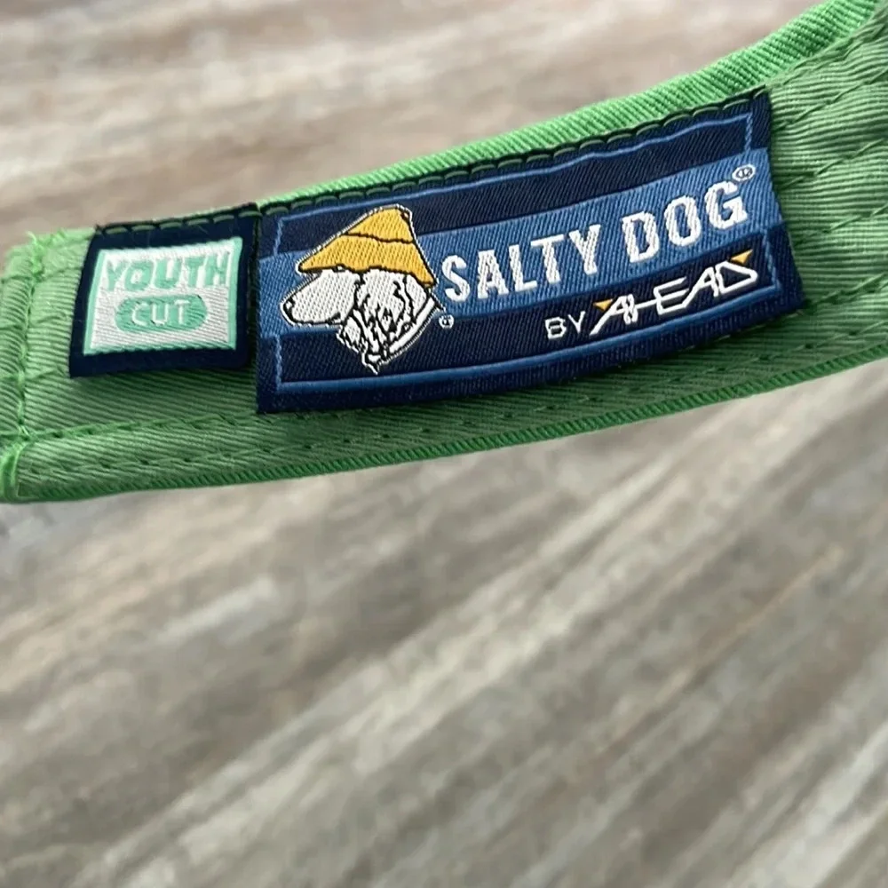 The Salty Dog green youth visor